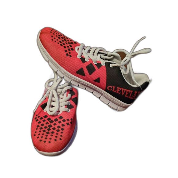 Cleveland shoes Brown Orange like Browns football team Worn a few times M7/W9 - Picture 1 of 8
